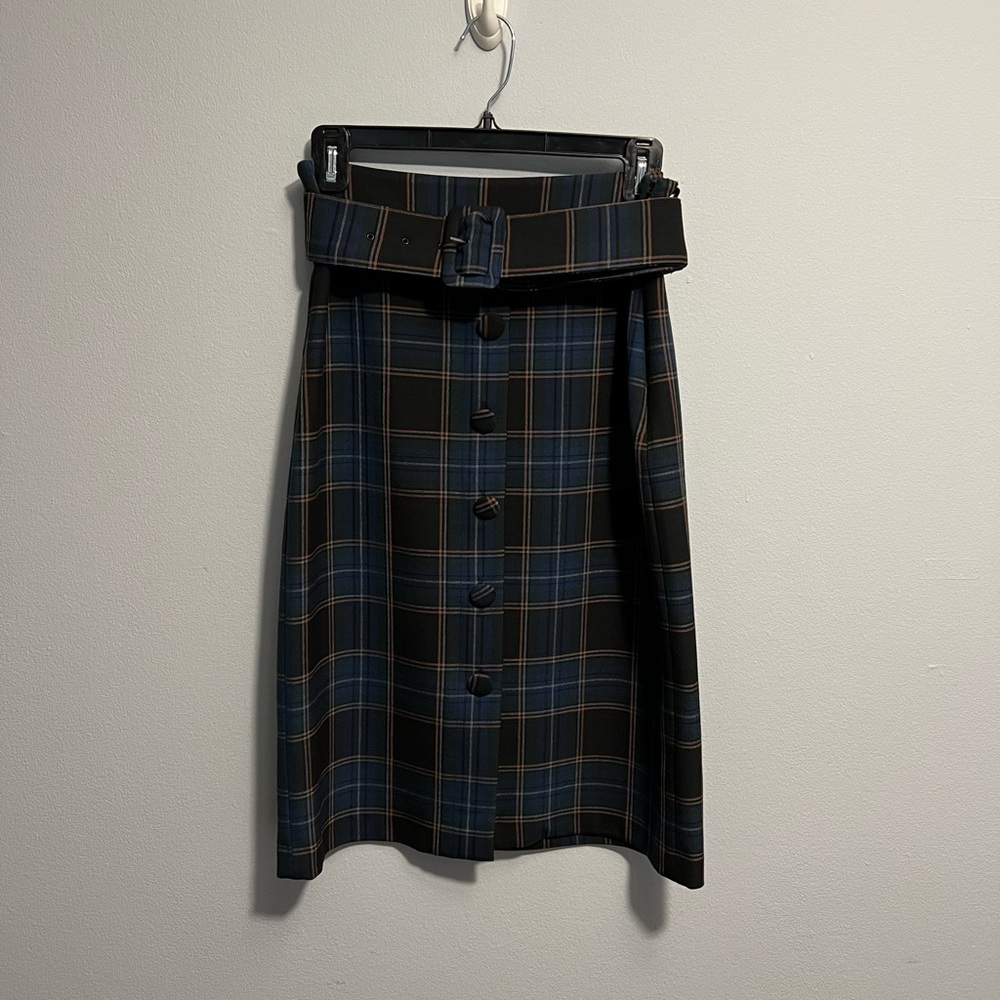Anthropologie Plaid Skirt